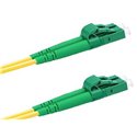 LC APC TO LC APC DUPLEX 9/125 SINGLE MODE FIBER PATCH CABLE OFNR