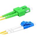 SC APC TO LC UPC DUPLEX 9/125 SINGLE MODE FIBER PATCH CABLE OFNR