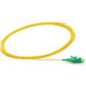 LC APC Simplex OS2 Single Mode OFNR 0.9mm Fiber Optic Pigtail