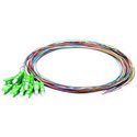 SC APC Simplex OS2 Single Mode OFNR 0.9mm Fiber Optic Pigtail