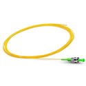 ST APC Simplex OS2 Single Mode OFNR 0.9mm Fiber Optic Pigtail