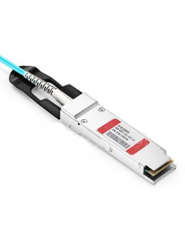 15m Generic Compatible 40G QSFP+ to 4 Duplex LC Breakout Active Optical Cable
