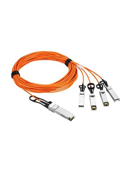 2m Generic Compatible 40G QSFP+ to 4x10G SFP+ Breakout Active Optical Cable 2m Generic Compatible 40G QSFP+ to 4x10G SFP+ Breakout Active Optical Cable