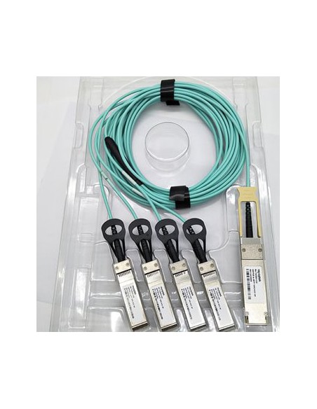 7m Extreme Networks Compatible 100G QSFP28 to 4x25G SFP28 Breakout Active Optical Cable