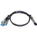 1m Brocade 100G-Q28-S28-C-0101 Compatible 100G QSFP28 to 4x25G SFP28 Passive DAC
