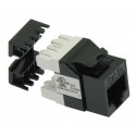 Cat.5E Keystone Jack 180° RJ45 110 Type