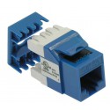Cat.5E Keystone Jack 180° RJ45 110 Type
