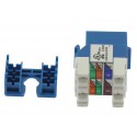 Cat.5E Keystone Jack 180° RJ45 110 Type