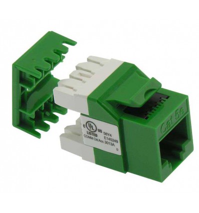 Cat.5E Keystone Jack 180° RJ45 110 Type