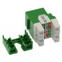 Cat.5E Keystone Jack 180° RJ45 110 Type