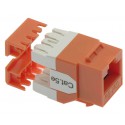 Cat.5E Keystone Jack 180° RJ45 110 Type