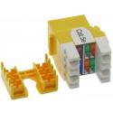 Cat.5E Keystone Jack 180° RJ45 110 Type