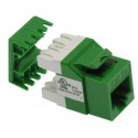 Cat.6 Keystone Jack 180° RJ45 110 Type
