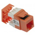 Cat.6 Keystone Jack 180° RJ45 110 Type