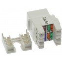 Cat.6 Keystone Jack 180° RJ45 110 Type