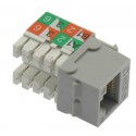Cat.6 Keystone Jack RJ45 110 Type Cat.6 Keystone Jack RJ45 110 Type