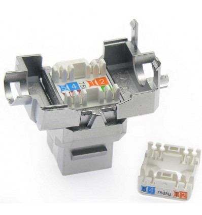 Cat6a Shielded Keystone Jack RJ45 110 Type