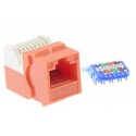 Cat6 Tool Less Keystone Jack
