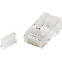 RJ45 Cat6a Solid Crimp Connector with Insert