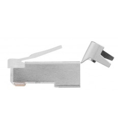 RJ45 Cat6a Solid Shielded Crimp Connector with Insert 2