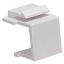 Snap-in Blank Keystone Insert Module White