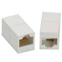 Cat5e RJ45 Inline Coupler White Cat5e RJ45 Inline Coupler White