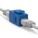 Cat5e Inline Coupler w Keystone Latch