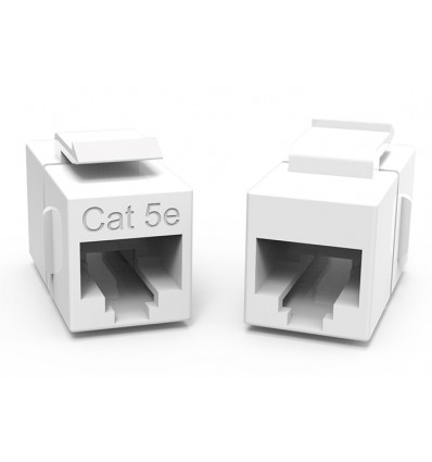 Cat5e Inline Coupler w Keystone Latch