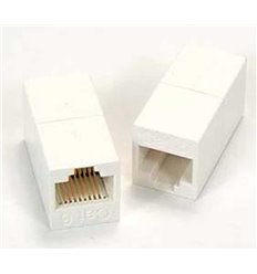 Cat6 RJ45 Inline Coupler White 2