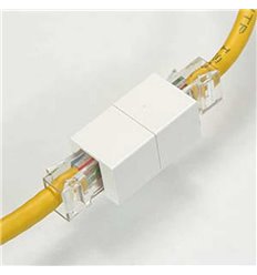 Cat6 RJ45 Inline Coupler White