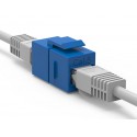 Cat6 Inline Coupler w Keystone Latch Cat6 Inline Coupler w Keystone Latch