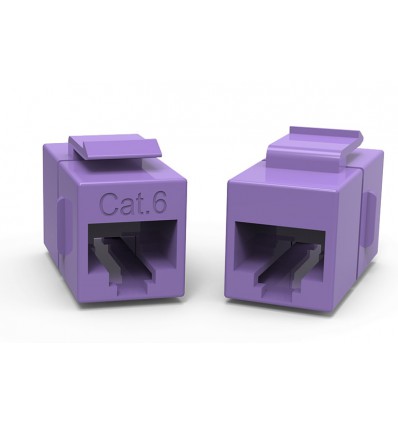Cat6 Inline Coupler w Keystone Latch