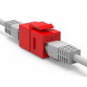 Cat6 Inline Coupler w Keystone Latch