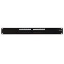 Cat5e 110 Type Patch Panel 12Port Rackmount
