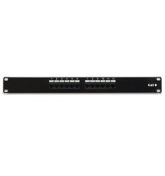 Cat5e 110 Type Patch Panel 16Port Rackmount