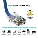 Cat5e Plenum Ethernet Patch Cables, Non Booted, up to 330Ft