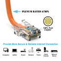 Cat5e Plenum Ethernet Patch Cables, Non Booted, up to 330Ft