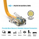 Cat5e Plenum Ethernet Patch Cables, Non Booted, up to 330Ft