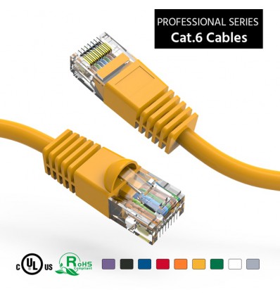 Cat6 Ethernet Patch Cables, Snagless Boot, up to 330Ft