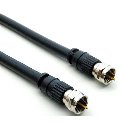 RG6 Coaxial Cable F-Type Black