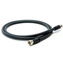 RG6 Coaxial Cable F-Type Black RG6 Coaxial Cable F-Type Black