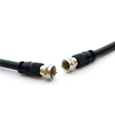 RG6 Coaxial Cable F-Type Black
