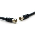 RG6 Coaxial Cable F-Type Black RG6 Coaxial Cable F-Type Black