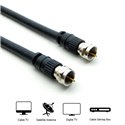 RG6 Coaxial Cable F-Type Black RG6 Coaxial Cable F-Type Black