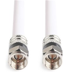 RG6 Coaxial F-Type Cable White 2