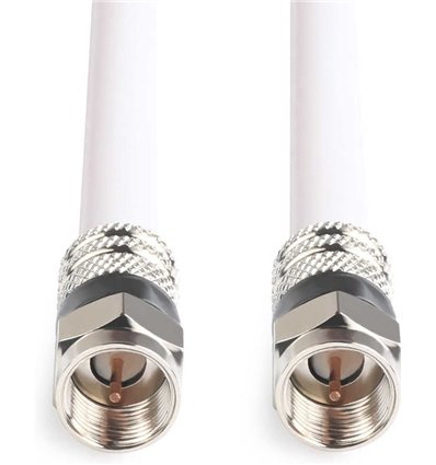 RG6 Coaxial F-Type Cable White