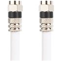 RG6 Coaxial F-Type Cable White RG6 Coaxial F-Type Cable White