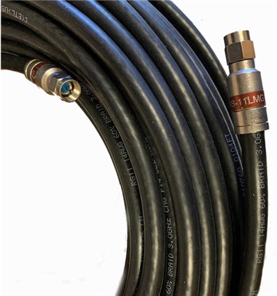 RG11 Coaxial Quad Shield F-Type Cable