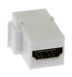 HDMI Keystone Coupler White