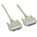 DB25 Serial Cable Male to Male Straight